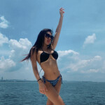 Colombiana Modelo recién llegada a la Isla