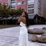 Ximena en Villagarcía por unos dias