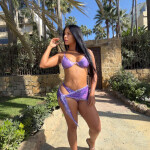 FOR THE FIRST TIME A 22-YEAR-OLD BRAZILIAN BRUNETTE IN THE CENTER OF MARBELLA