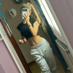 Jovencita delgada española