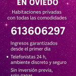 Plaza en Oviedo para chicas con buena presencia