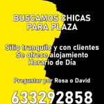 URGENTE para plaza 10 días con alojamiento