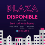 Plaza disponible - Hola muy buenas se busca chicas guapas educadas trabajadoras y sin malos rollos. 