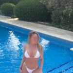 Española rubia guapa cuerpo gym