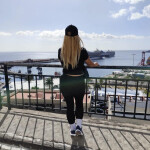 Isla la Palma Pamela colombiana rubia muy