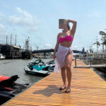 Camila recién llegada.