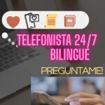Telefonista 24 7 solo 6 por pase