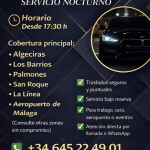 Taxi - Taxi privado disponible en horario de tarde y noche Horario Desde 17 30 h en adelante Cobertu