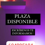 Se SOLICITAN 2 SEÑORITAS PLAZA AL SESENT