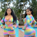 Nicol hermosa Latina muy tentadora