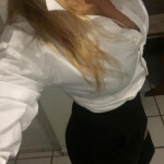 Hermosa rubia retona super