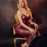 Sofia chica vip paraguaya en Plaza Castilla