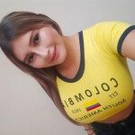 Colombianita hermosa recién llegada