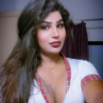 Miss Universo Trans India y con buen sentido del humor.