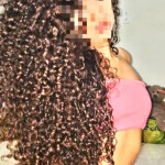 Joven Brasileña por primera vez en Sarria.