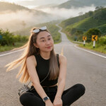 Sarah - Soy una chica asiática divertida alegre sonriente y encantadora y espero que podamos vivir u