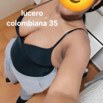NOVEDAD LUCERO HERMOSA MULATA COLOMBIANA 35AÑOS