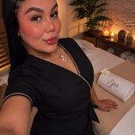 Latinoand girl massage in a private setting