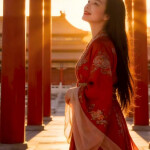 Chica asiática elegante y muy atenta Tetuán