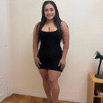 Morenaza curvilínea simpática y cariñosa. Último dia