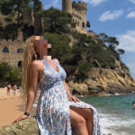 RUBIA ALEGRE Y ENCANTADORA EN LLORET DE MAR