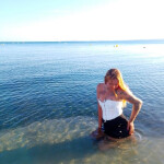 Chica universitaria por Benidorm