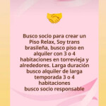 BUSCO PISO EN ALQUILER Y SOCIO