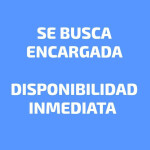 SE BUSCA ENCARGADA PARA PISO EN HOSPITALET