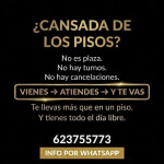 ¿Cansada de pisos plazas guardias cancelaciones y pesados?