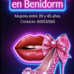 PLAZAS DISPONIBLE EN BENIDORM