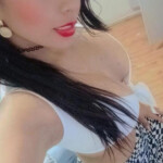 Guapa jovencita con la que
