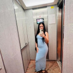 Mia una hermosa dama con una bella figura y cuerpo de diosa