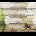 Massage en Vic al alcance de todos. Mira carta de