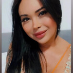 Guapa femenina auténtica simpática y cariñosa