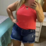 Chica rubia gordita solo virtual