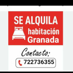 GRANADA ALQUILER DE HABITACIÓN DISPONIBLE GRANADA