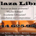 PLAZAS LIBRES CANARIAS BALEARES PENINSULA... PLAZAS EN ESPAÑA Y FUERA