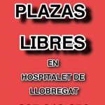 PLAZAS LIBRES en BELLVITGE L Hospitalet de Llobregat
