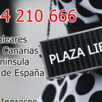 PLAZAS LIBRES EN ZONAS ESPAÑA