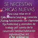 Se ofrece plazas - Casa bien situada en el EJIDO Almería necesita chicas nuevas por la zona para cub