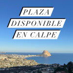 Exelente Plaza Disponible en Calpe