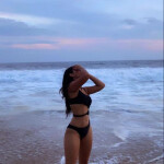 Hermosa latina en leon