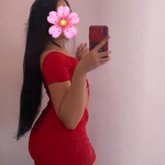 Chica particular independiente de pasó por la línea