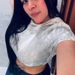COLOMBIANA - Katalina Una hermosa colombiana cariñosa de piel trigueña y cabello largo negro buen cu