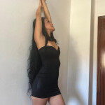 Mariangel linda latina de paso en santiago