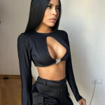 Joven latina colombiana