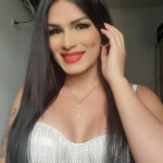 Trans Jimena bonita Venezolana en Pineda de Mar