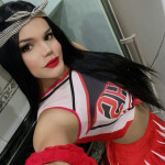 Jovencita completamente