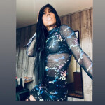 Latina morena centro