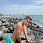 Moreno Latino en Playa De las Americas Tenerife Sur Adeje